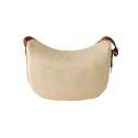 Borbonese Luna Bag Small Camomilla/Cuoio 934107I15J04