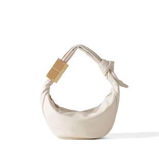 Borbonese Hobo Bag Domino Mini Chantilly Cream 924027F29Z61