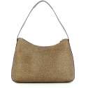 Borbonese Hobo Bag Medium OP Naturale/Clay Grey 924894AN0Z87