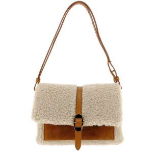 Coccinelle Dorian Eco Shearling Natural/Cuir E1RCM120201552