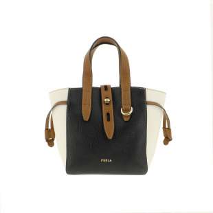 Furla Net Mini Nero/Talco h/Cognac h BASRFUA HSC000 1007 0576S