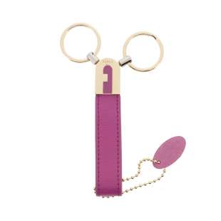 Furla 1927 Keyring Double Ring Flamingo Purple i WR00018 AX0088 HJ900