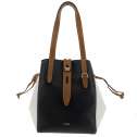 Furla Net M Nero/Talco h/Cognac h BZT0FUA HSC000 1007 0576S