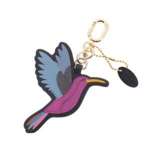 Furla Allegra Keyring ColibrI' Patch Mini Toni Nero/Flamingo Purple i WR00051 AX0156 0116S