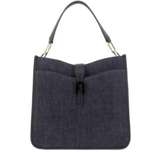 Furla Sofia Grainy M Blu/Nero WB00268 AX0745 9001 CS000