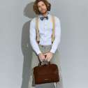 The Bridge Briefcase Williamsburg 06141701 Cuoio/Rutenio