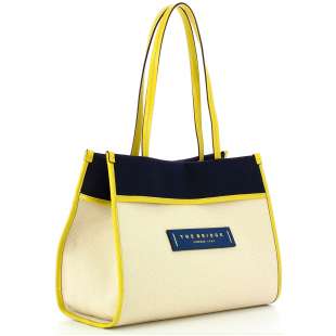 The Bridge Beach Bag Elisa Naturale/Jeans/Lime 0428247Y JE 2