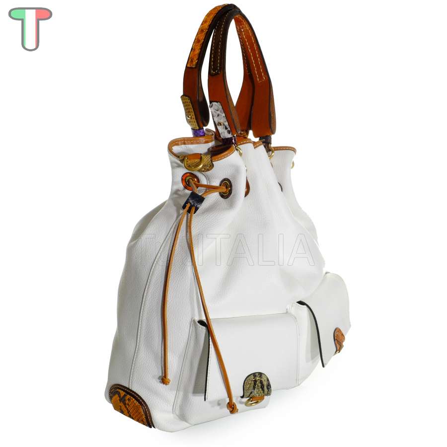 Sem Vaccaro Alce Pitone Bianco Perla 2708