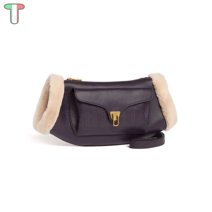 Coccinelle Beat Small Prune/Natural E1TDK150101644