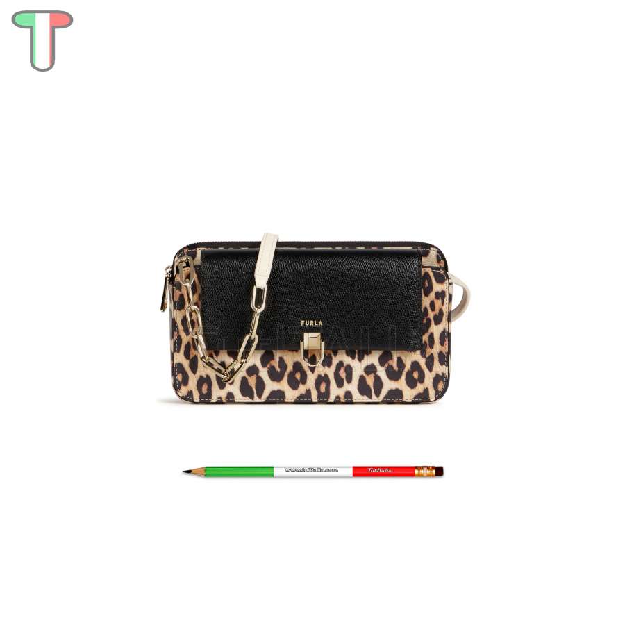 Furla Miss Mimi' Mini Nero/Toni Naturali WE00125 AX0339 1007 ON100