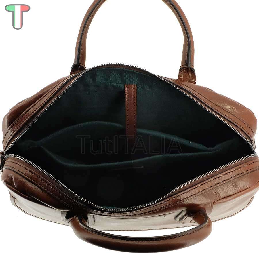 The Bridge Briefcase Williamsburg 06141701 Cuoio/Rutenio