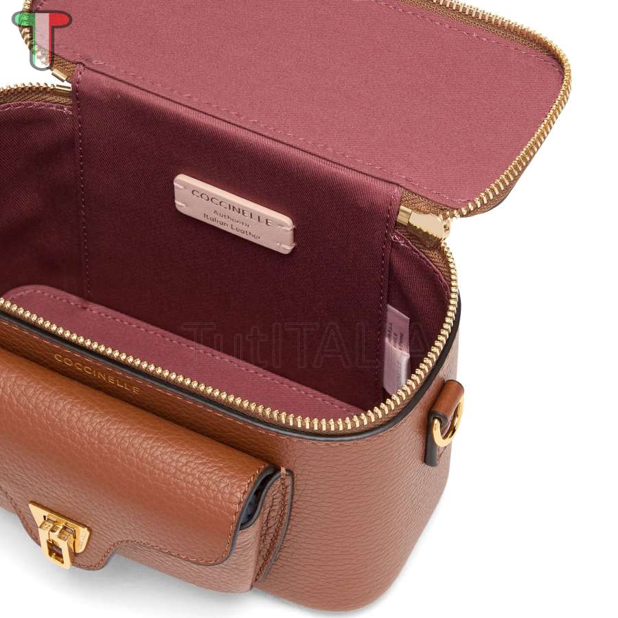 Coccinelle Beat Generation Mini Cognac E5TFK550101W11