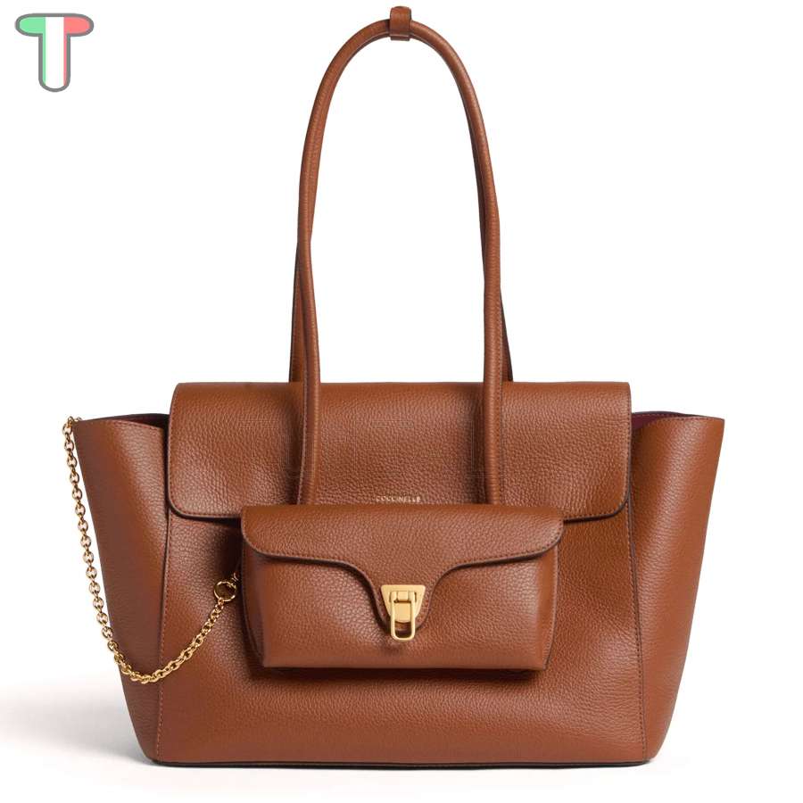 Coccinelle Double Beat Large Cognac E1T8A110201W11