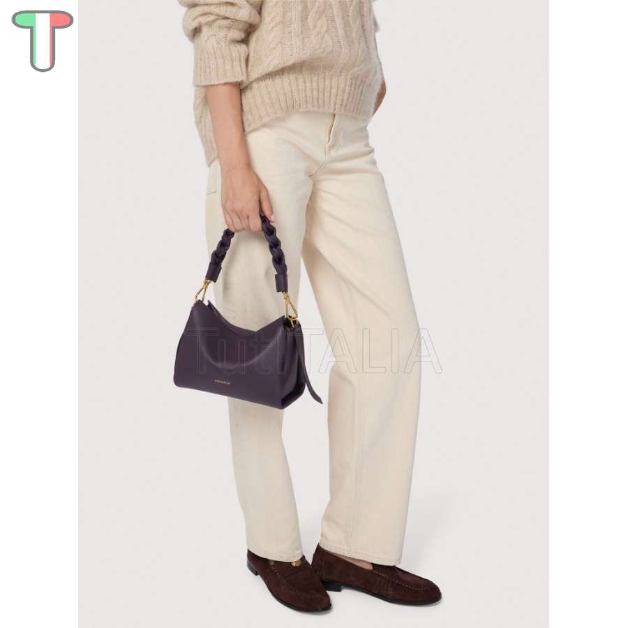 Coccinelle Boheme Small Noir/Cognac E1M50580101_613