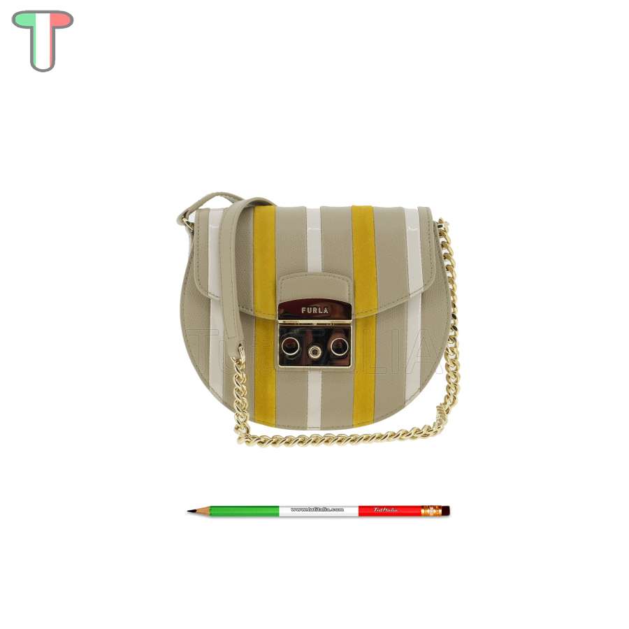 Furla Metropolis Mini Juta/Mimosa/Pergamena BATJEP0 AX0764 1007 0600S